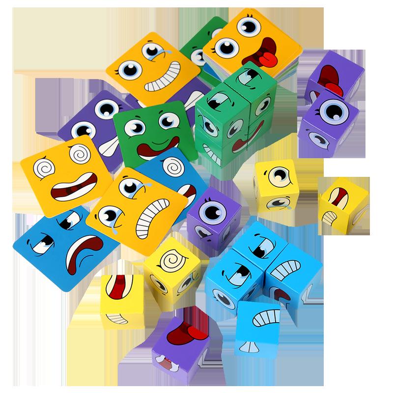 Kids' Wooden Magic Cube Battle Game - Educational and Fun Early Learning Toy