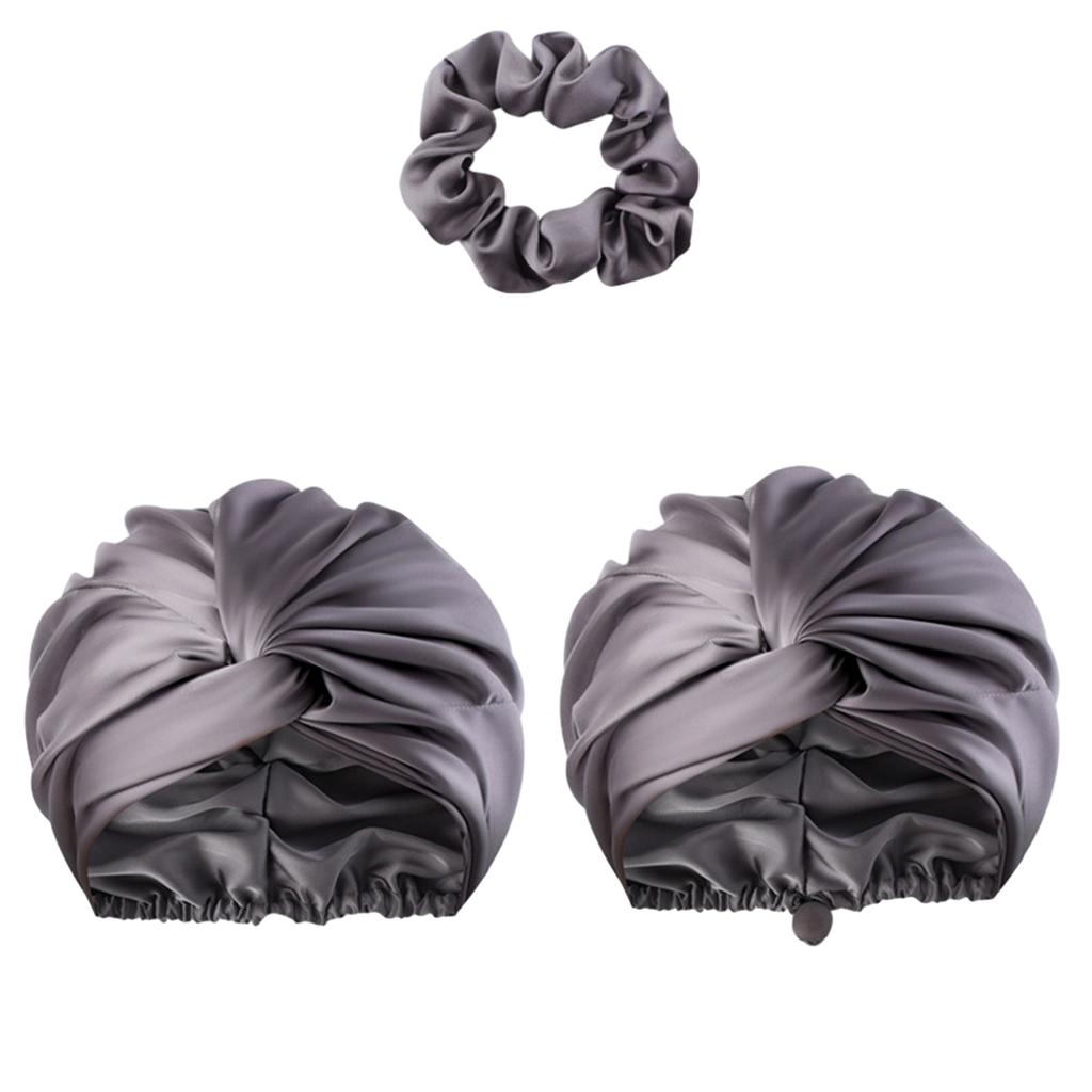 Unisex Regulowane Jednokolorowe Jedwabne Satynowe Czepki na Włosy Wysoka Elastyczność Miękki Czepek do Spania Dla Kobiet Mężczyzn