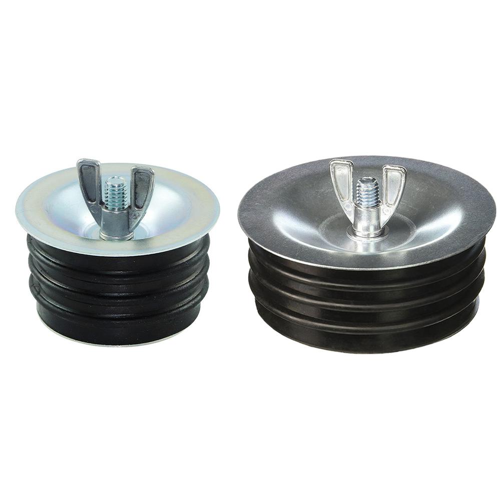 Threaded Sewer Cleanout Cap with Expansion Pipe Suitable for Various Drain Pipes and Pool Return Tubes Provides Secure Seal