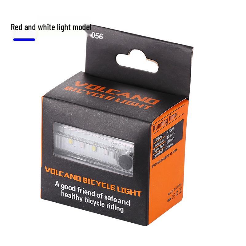 2018 Bicycle Tail Light USB Rechargeable, High Brightness Safety Warning for Outdoor Cycling