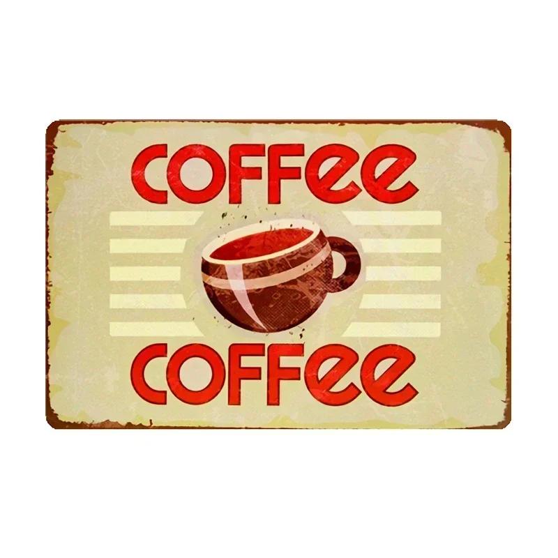 Metal Painting Signs Cake Dessert Hamburger Plaque Bar Pub Bakery Cafe Creative Gifts Iron Signs Wall Decor Wall Plate Pendant