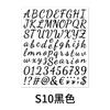 1 Inch Handwritten Alphabet Number Stickers Waterproof Vinyl Self Adhesive for DIY Journaling Scrapbooking Wholesale