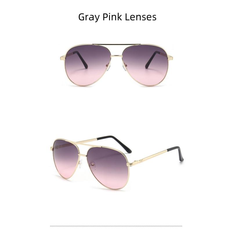 

Солнцезащитные очки для женщин и мужчин с градиентными линзами, модные солнцезащитные очки в металлической оправе, очки-авиаторы для пляжного отдыха, защита от ультрафиолета Uv400, солнцезащитные козырьки фиолетовый