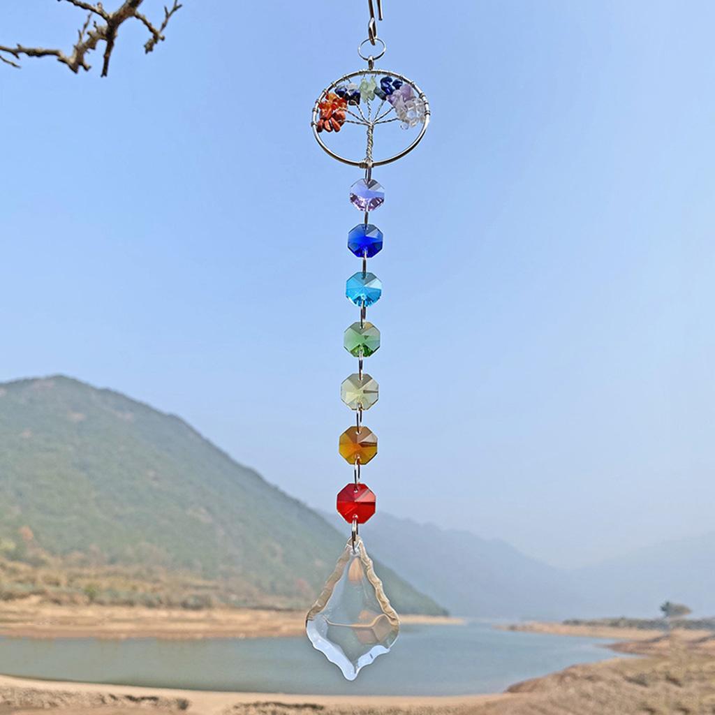 💰Kaufe Baum des Lebens 7 Chakra Steine Heilung Kristalle Feng Shui ...