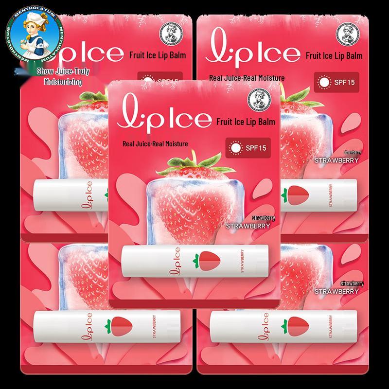 

Mentholatum Strawberry Lip Balm (5-pack)