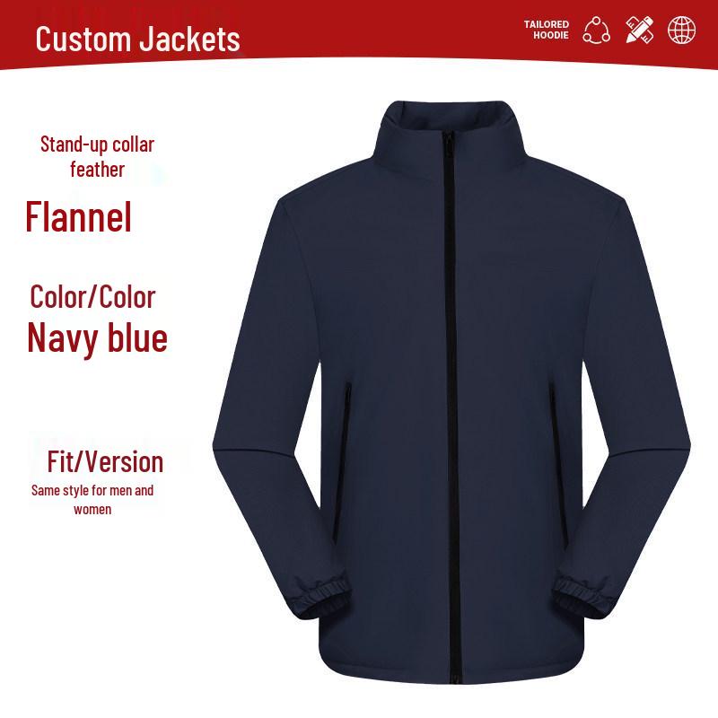 BYD Waterproof Dirt-Resistant Winter Workwear Jacket with Custom Logo Print XL