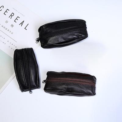 Münzgeldbörse Mini-Reißverschluss Weiche Geldbörsen Schlüsseltaschen Für Geldtasche Dünne Geldbörsen Ringtasche Kartenbörse Kleine Wechseltasche