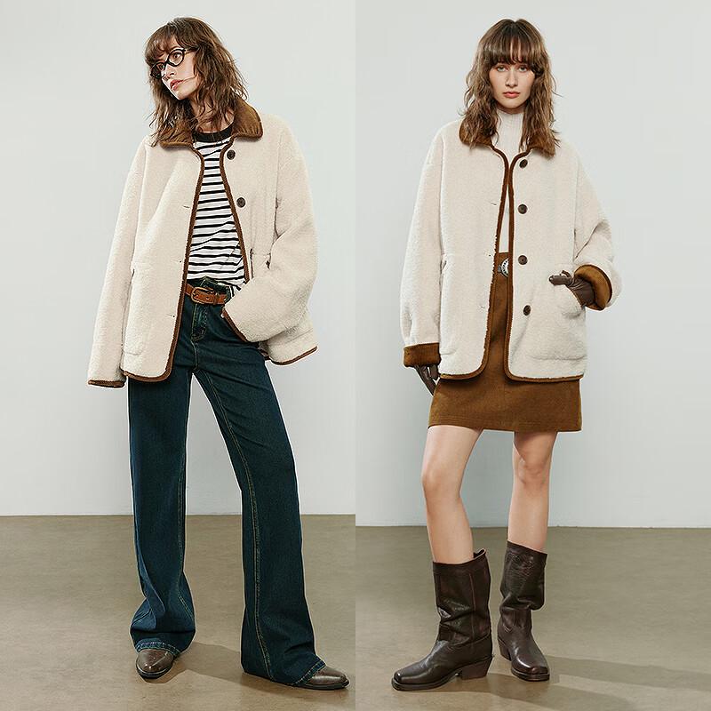 Chuyu Women's Faux Fur & Suede Padded Jacket