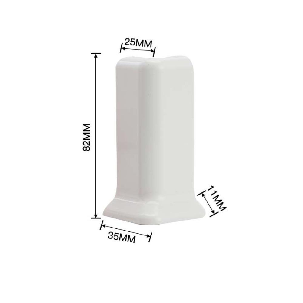 Self Adhesive Wall Base Moulding Trim 82MM Height Skirting Board Wall Corner Decor