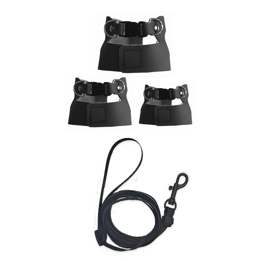 3Pcs Split Lizard Leash Breathable Adjustable Reptile Harness Traction Rope Pet Leash for Bearded Dragon Chameleon Squirrel