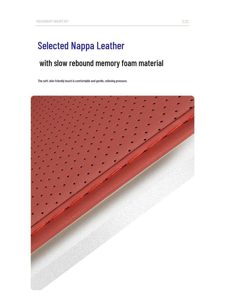 Compatible with Chang'an CS75 Plus, Yidong 35, CS55, and Uni-T Car Headrests and Lumbar Supports.