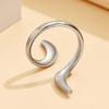 Adjustable 18K Gold Geometric Stainless Steel Ring