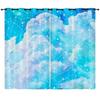 Curtain Color Highlight 3D Digital Printing Blackout Curtain Punching