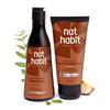 Nat Habit Curry Cider Haarpflege-Set Mit Shampoo 250ml Und Spülung 150ml Für Tiefenfeuchtigkeit Und Natürlichen Haarglanz