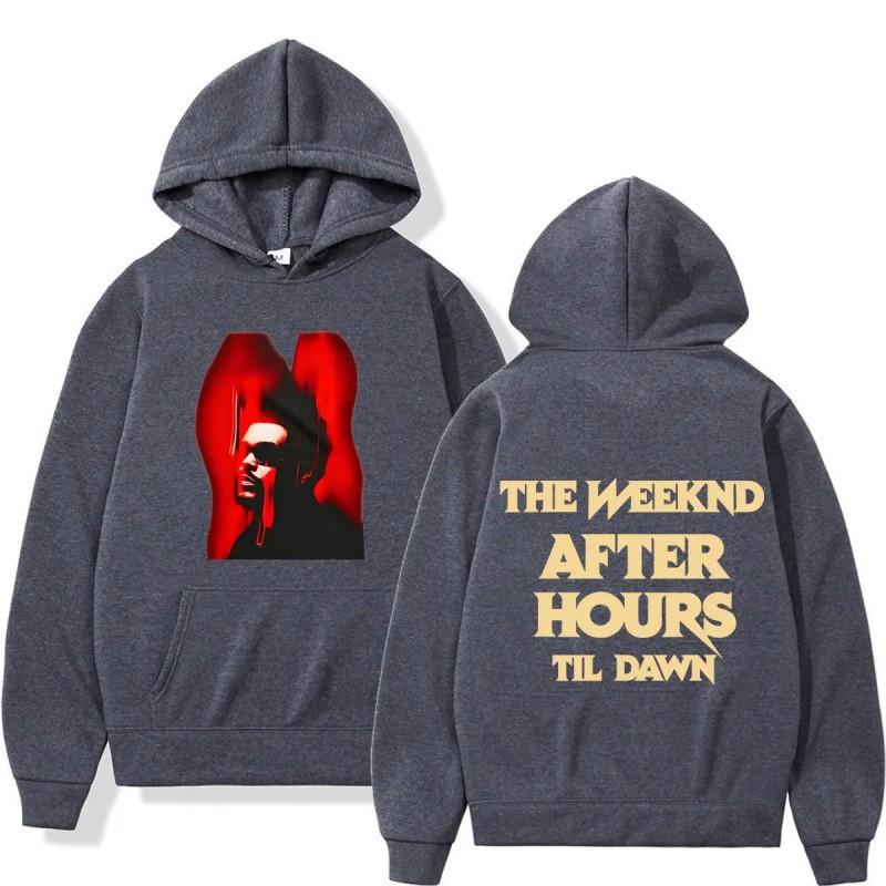 Weeknd After Hours Til Dawn Tour 2026 Hoodie Mens Graphic Pullover Sweatshirt Fall Casual Streetwear