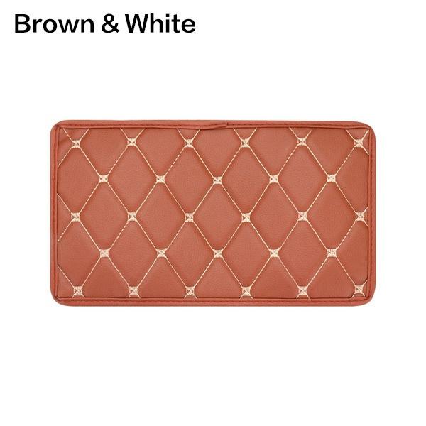 New Car Armrest Pad Cover Center Console Box Leather Cushion Armrests Pad Accessory 1PC