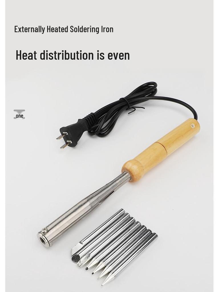 60W/80W/100W/150W Hochleistungs-Lötkolben mit Holzgriff & Konstanttemperaturregelung