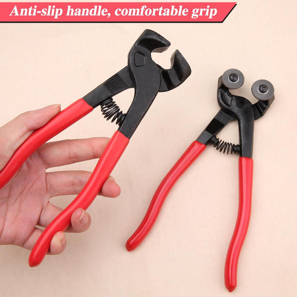 LEONTOOL Tile Tile Tile Nippers with Tile Side Tile Glass Glass Tile Mosaic Glass Cutting Stained Tile Tile Roller Type with Carbide Professional