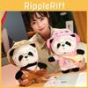 Adorable Plush Panda Toy With Cute Outfits And Stylish Shoulder Bag For Kids