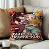 Animation TToilet bound Hanako kun Cushion Cover Car Throw Pillow Case For Sofa Car Christmas Gift xcm xcm