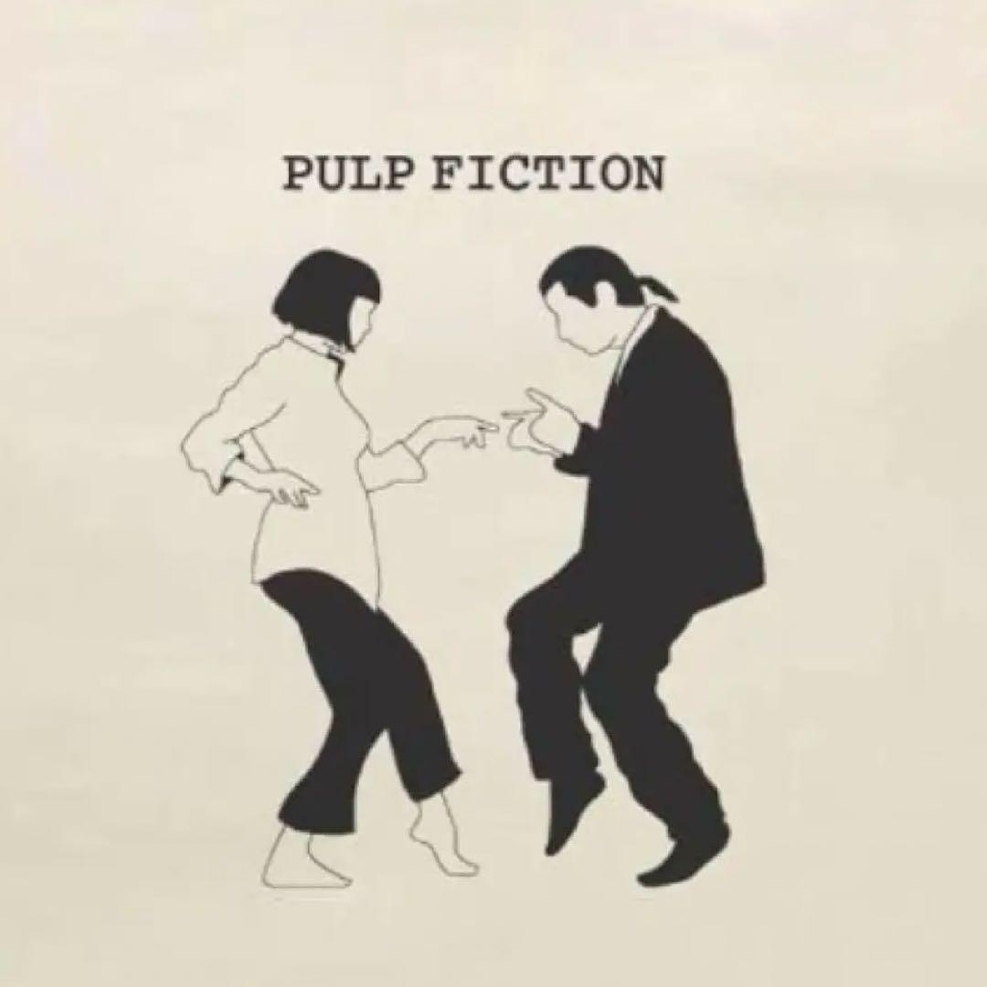 

[USED] Pulp Fiction T-shirt Tarantino Travolta L size