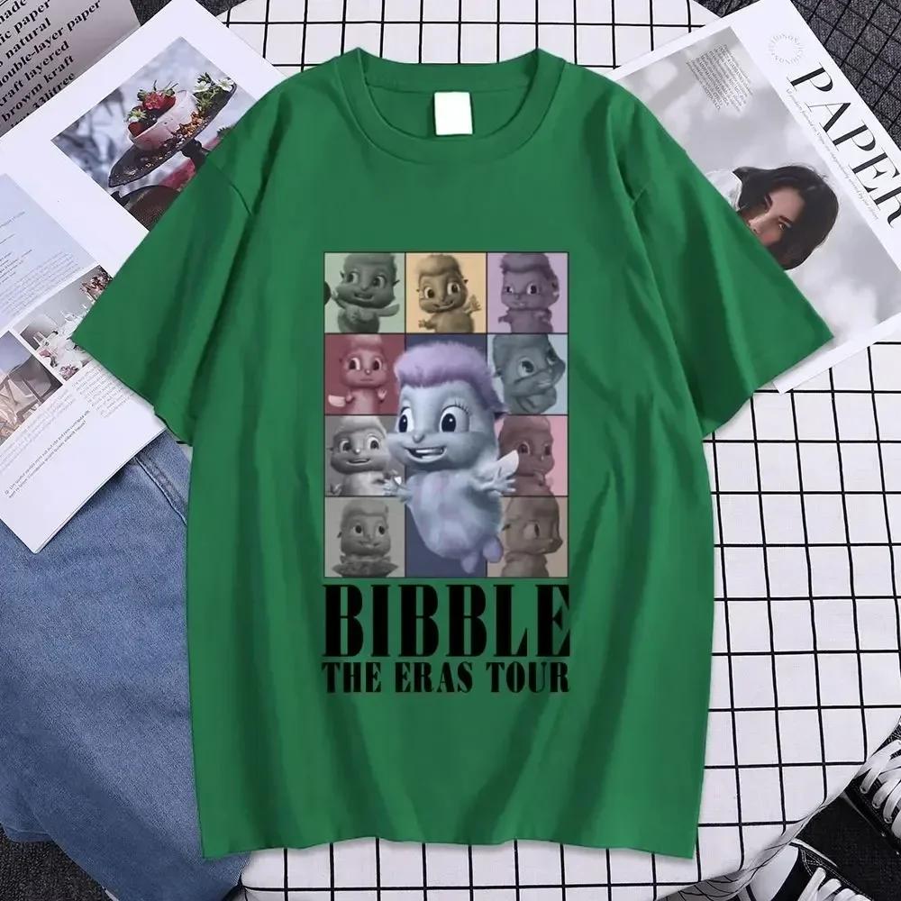 Cute Bibble The Eras Tour T Shirt Boys GirlsUnisex's Aesthetic High Quality Streetwear Summer Oversized Short Sleeve Tops