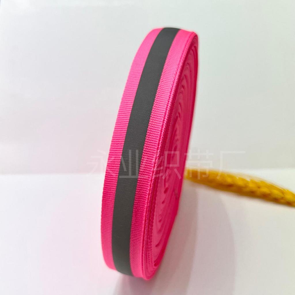 Fluorescent High Visibility Reflective Webbing for Night Safety