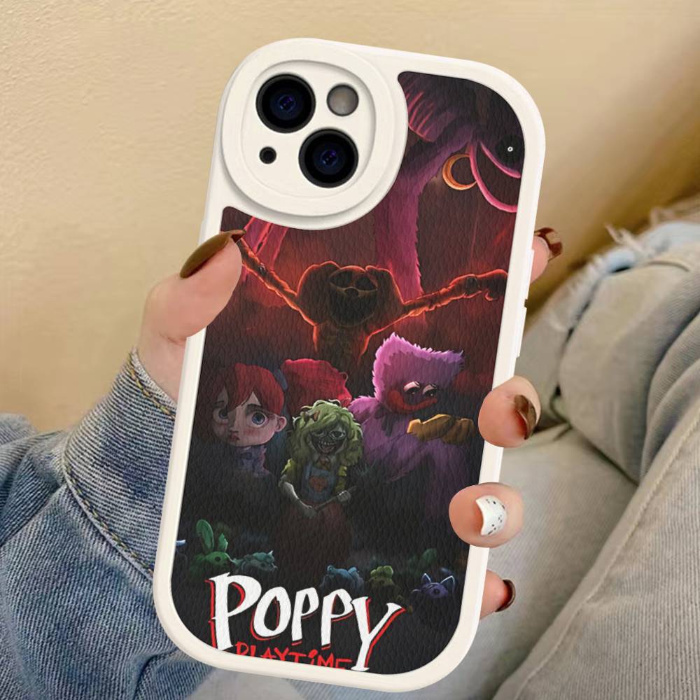 

P-Poppy-ys Game Playtime-es For IPhone 16 15 14 13 12 11 Pro Max Plus Shockproof Leather Soft Phone Cover iphone 13promax