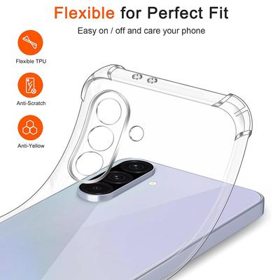 Coque Souple en Silicone antichoc Pour Samsung Galaxy A56 A36 A26 A16 A06 5g Transparente Ultra Mince Housse Arrière Coque Slim de Luxe Caso