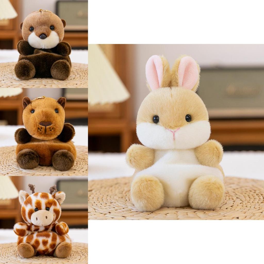 Dog Scented Plush Keychain With Pp Cotton Filling For Car Decor And Gift For Friends