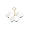 Qianxing Ceramic Triple Heart Serving Platter
