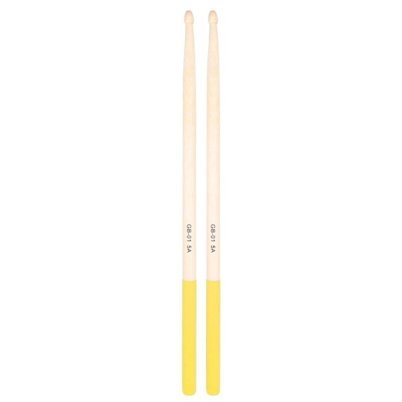 1Pair Nonslip Universals Drumsticks 5A/7A Maple Wood Drumsticks Simple Light Weight Drum Stick for Drummer, Beginner