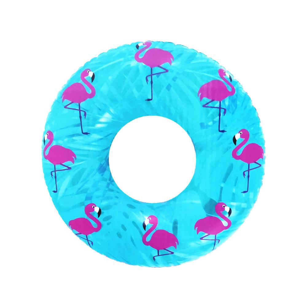 

Синий Прозрачный Надувной Плавательный Круг Фламинго для Взрослых Плавающий Игрушка для Слива Воды