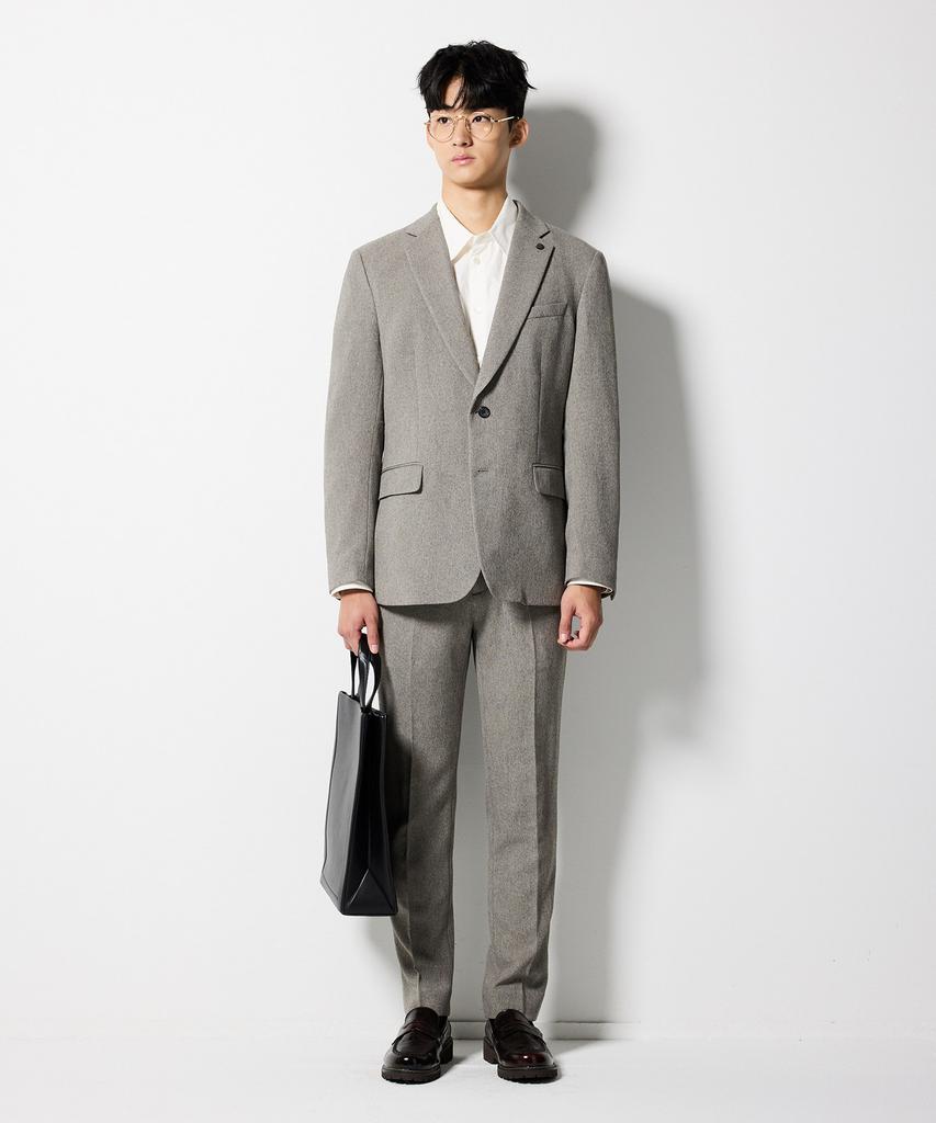 STCO Two-Tone Four-Way Stretch Jacket_Beige (Slender Fit)_Sejuc01Csd