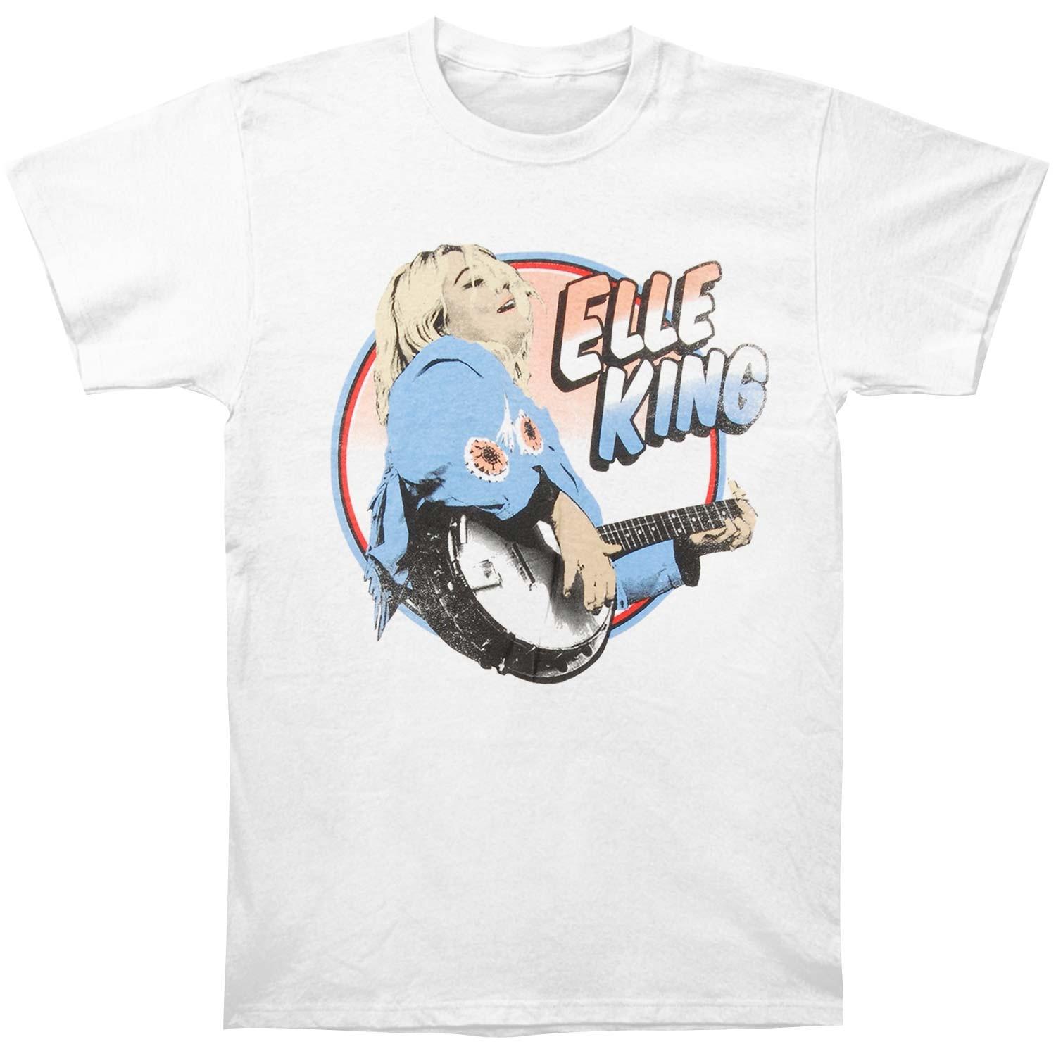 Men s Elle King Banjo Portrait T-shirt XX-Large White S