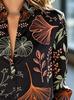 Dámská elegantní jarně-letní halenka s prvotřídním potiskem, vhodná na pracovní cesty