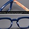Luxury Brand Presbyopic Glasses Women Men Big Frame Fashion Reading Glasses New Retro Anti Blue Light Eyewear Color Block Frame