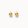 J.Lauren M03383 Daily Gold Silver Ball Earrings _8mm
