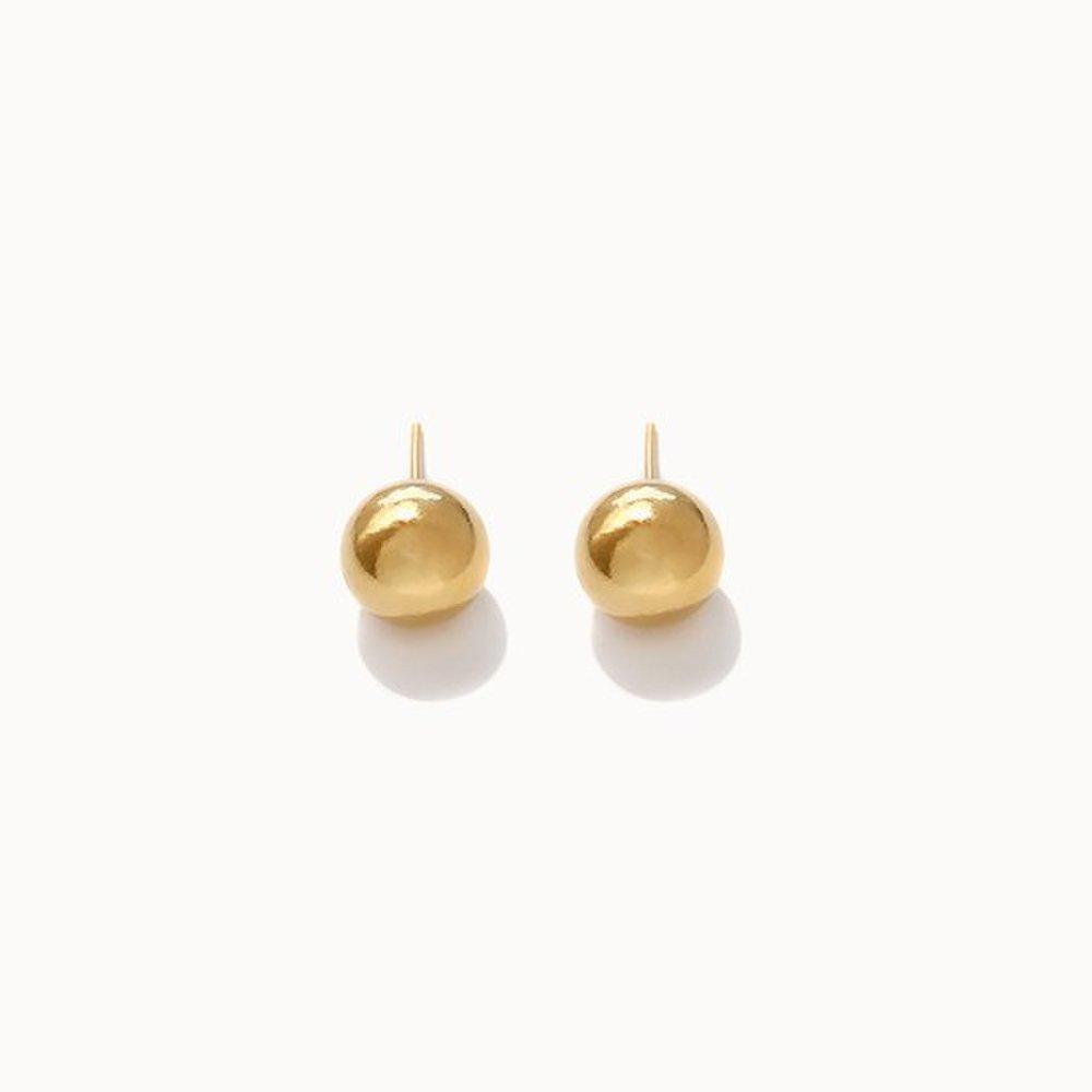 J.Lauren M03383 Daily Gold Silver Ball Earrings _8mm