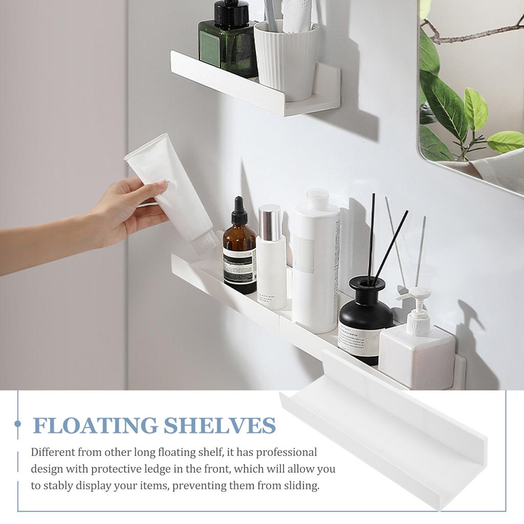 Wall Hanging Photo Frame Pictures Shelf for Bedroom Shelves with Ledge Floating Living Book