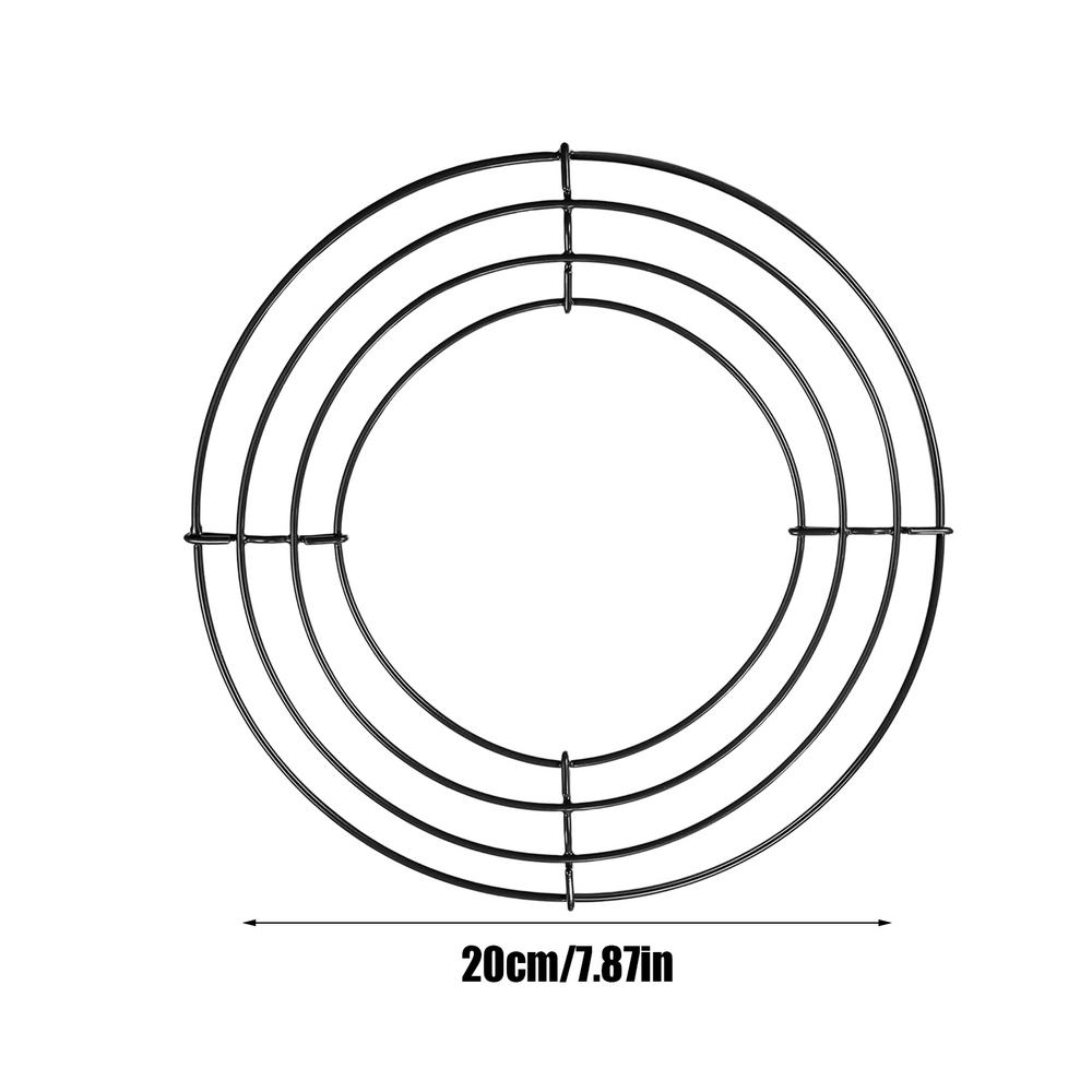 Metal Wreath Hoop Round Wreath Craft Supplies Frame Christmas Wreath Crafting Frame For Winter Holiday Decor Fake Flower Decor