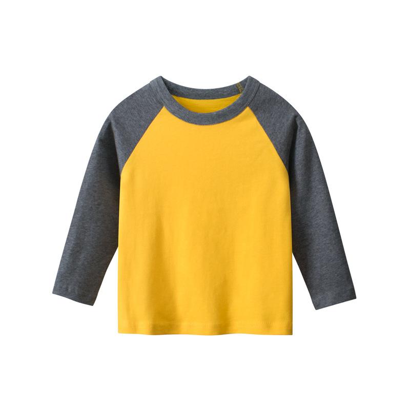 Jungen Langarm Tops Tees Shirts Baumwolle Casual T-Shirts für Kinder Kinder