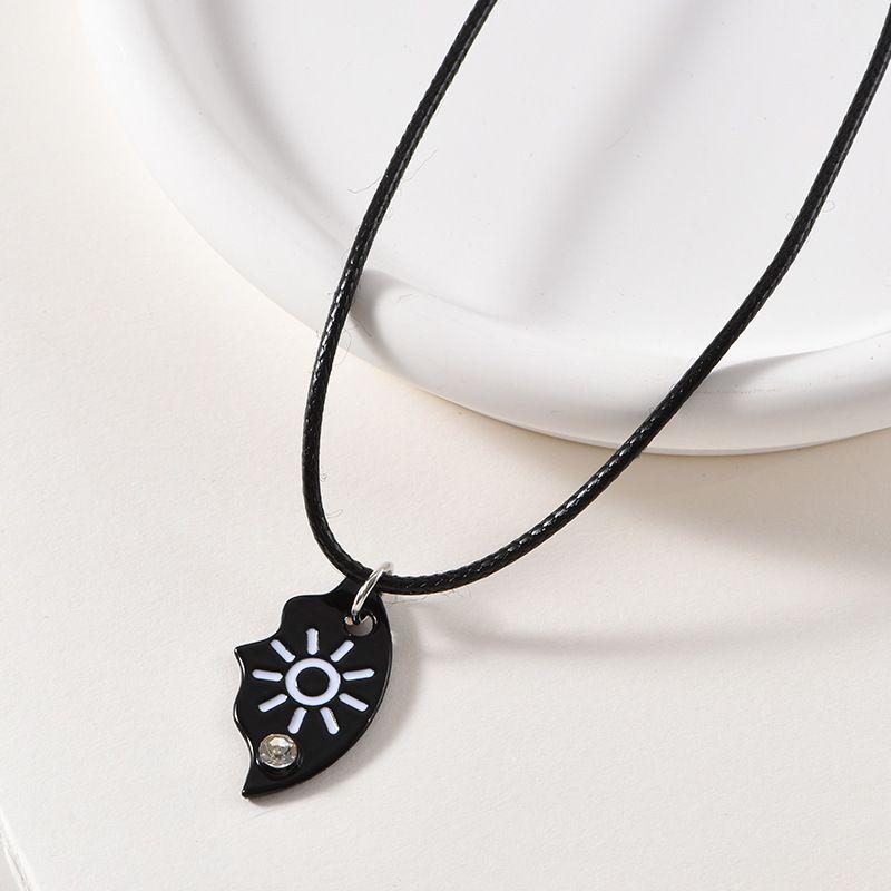 Geometric Pendant Necklace With Large And Small Squares