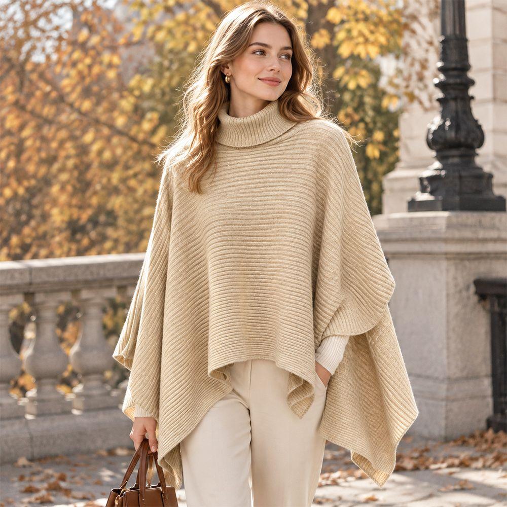 High Collar Knitted Scarf Pure Color Overcoat Style Scarf New Winter Scarf Women