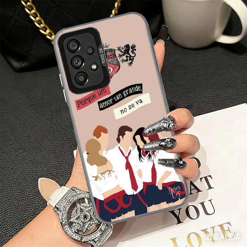 F-Fashion RBD R-Rebelde Shockproof Phone Case for Samsung A17 A16 A15 A14 A37 A57 A36 A56 A26 A35 A55 A25 A34 A54 A24 A13 A23 A3