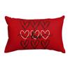 Valentine's Day Pillow Cover, Valentine's Day Heart Striped Wedding Cushion Cover, Sofa Decoration