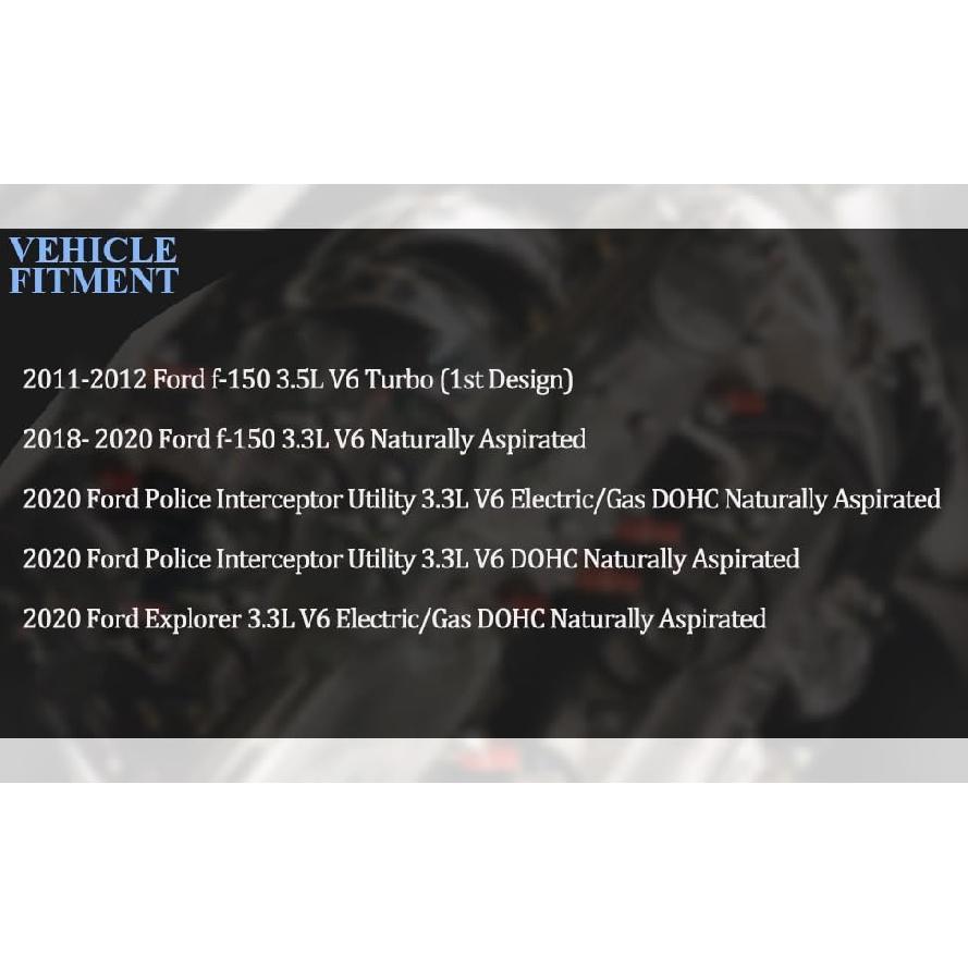 AUCERAMIC Engine Valve Cover Gasket Set Fit for 2011 2012 2018 2019 2020 for Ford F-150 Explorer Police Interceptor Utility 3.5L 3.3L V6 VS50814R1