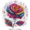 DIY 2D Flat Acrylic Table Top Diamond Painting Ornament Kits Single Side 24x22cm Desktop Diamond Art Kits for Adults Home Decor