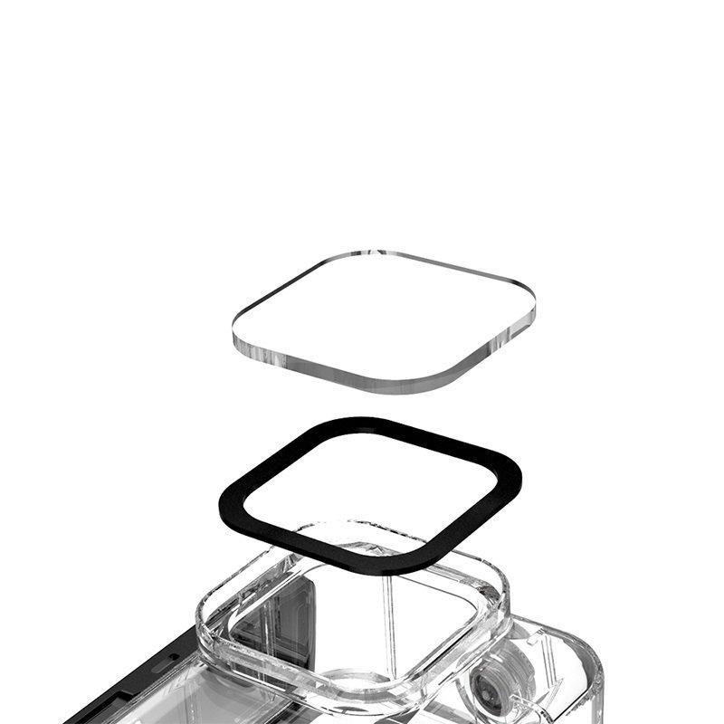 Case for GoPro Hero 9, Waterproofcase, Clear