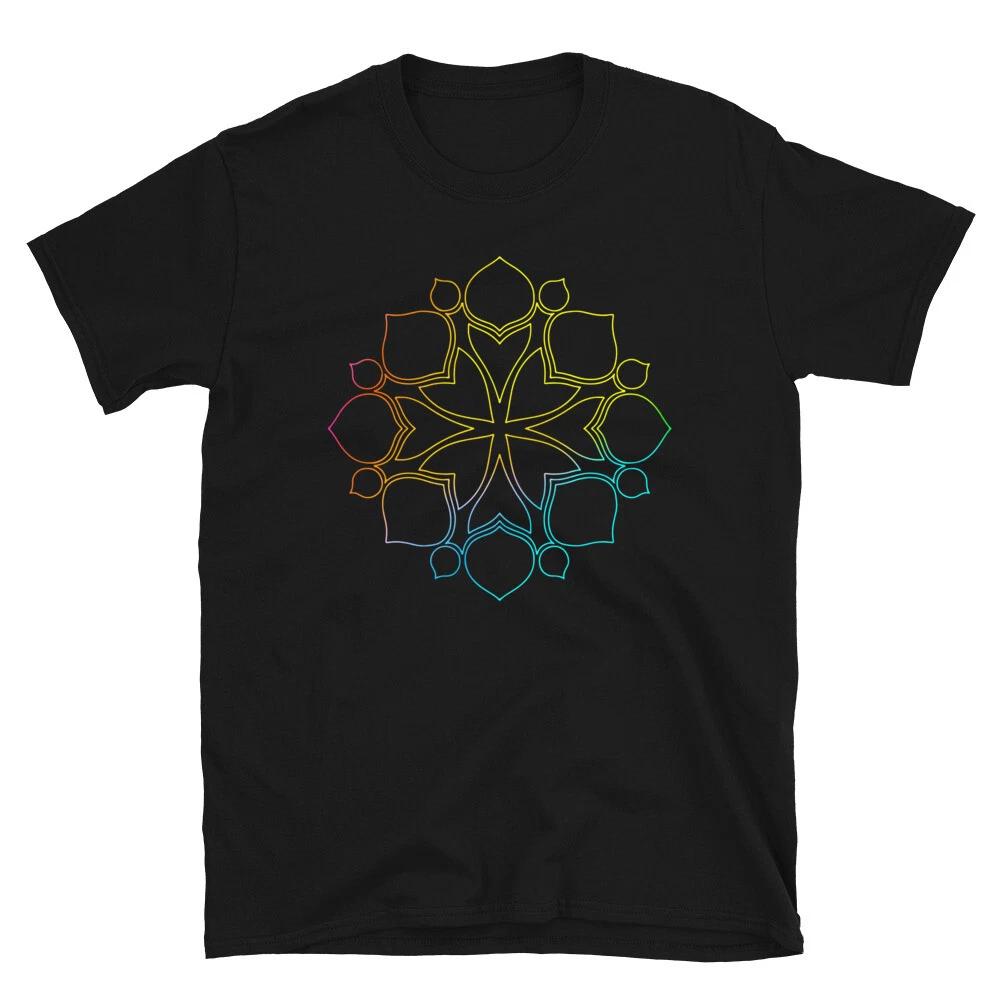 Mandala Inception Rainbow T-Shirt L